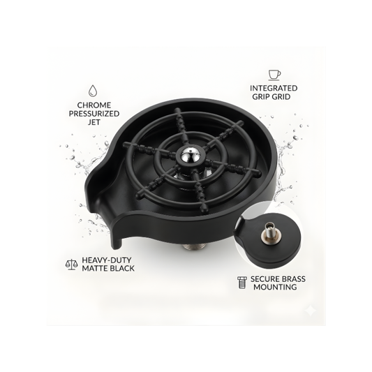 Enjuagador de vasos para fregadero de cocina