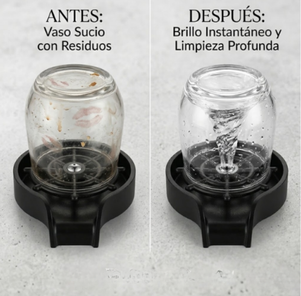 Enjuagador de vasos para fregadero de cocina